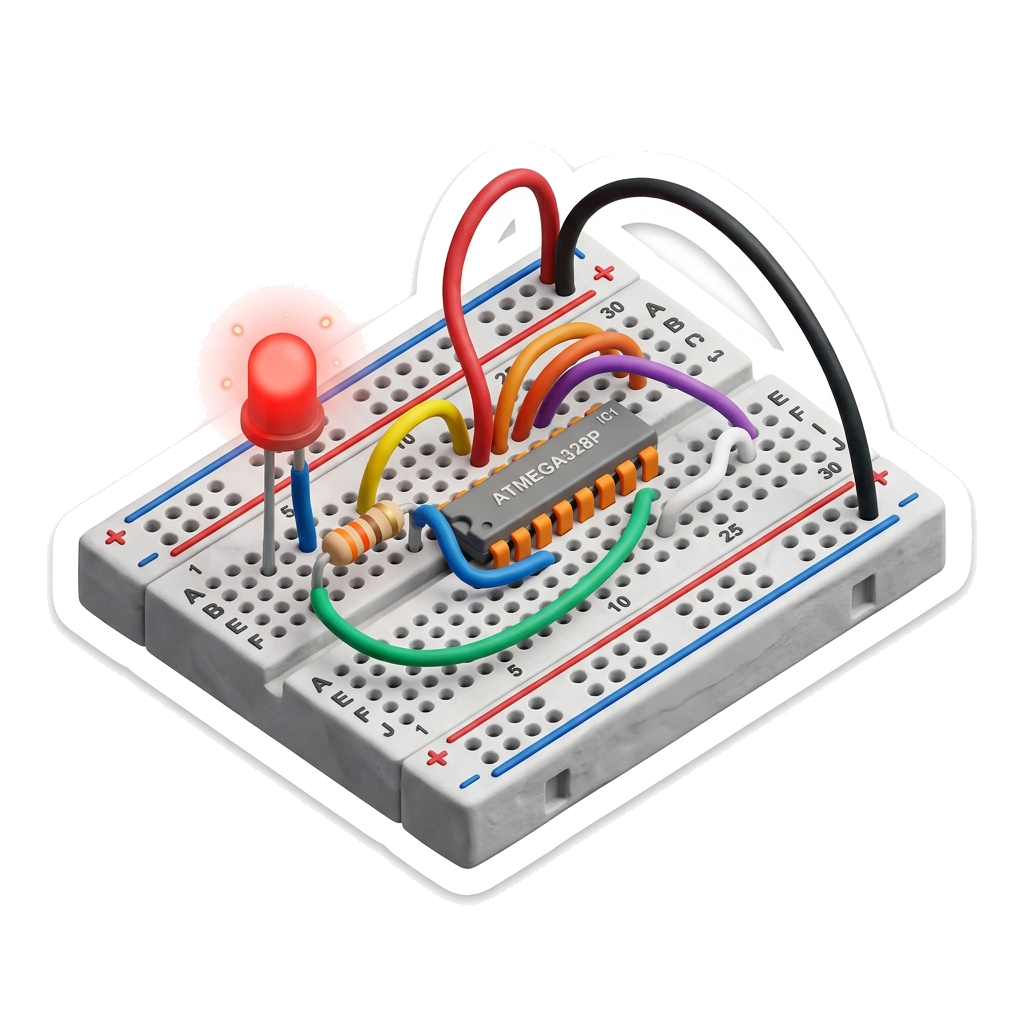 Breadboard Circuit Sticker
