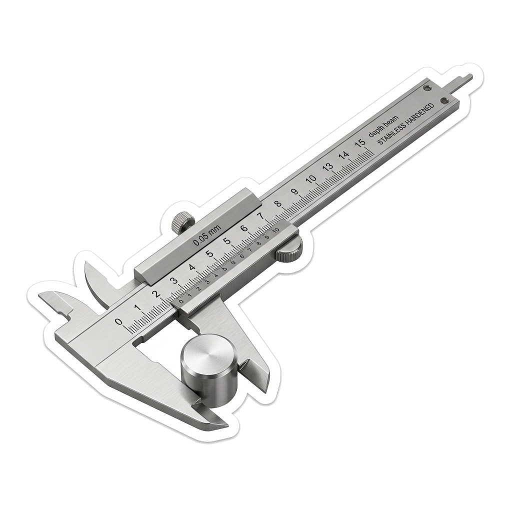 Vernier Caliper Sticker