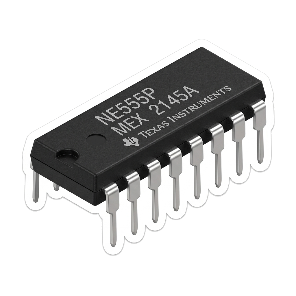 IC Microchip Sticker