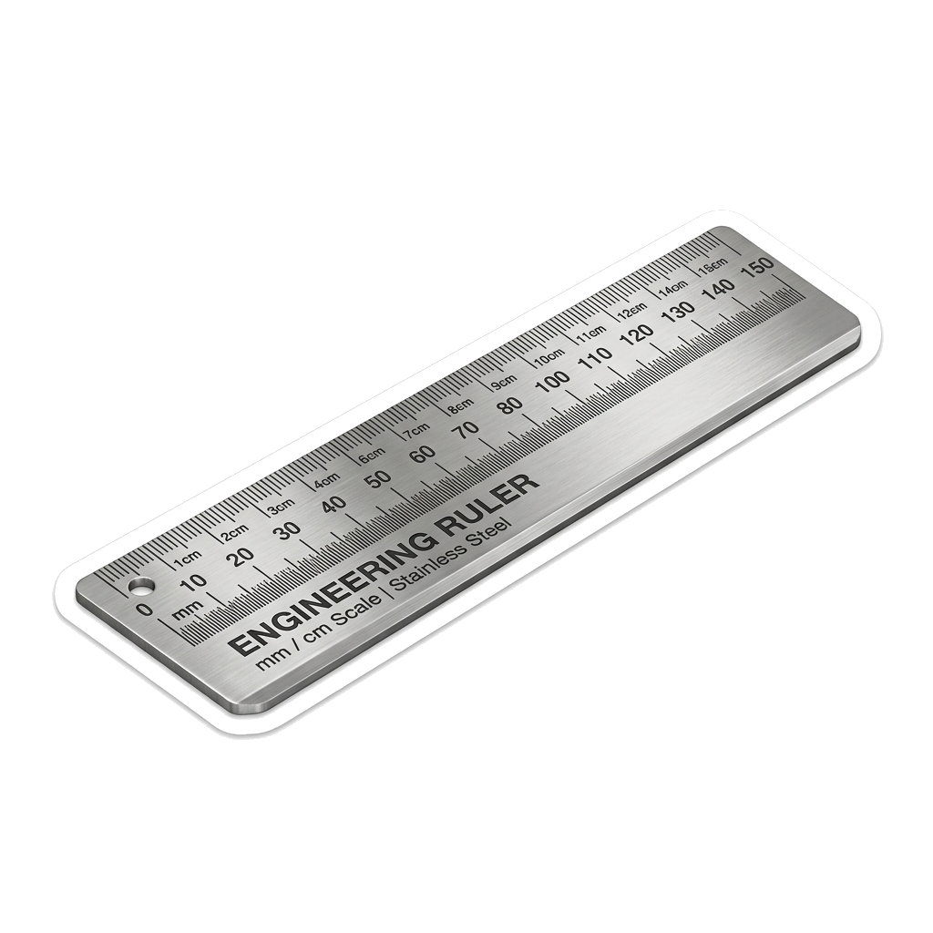 Engineering Ruler Sticker